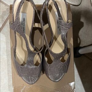 Saks Fifth Avenue Textured Heels